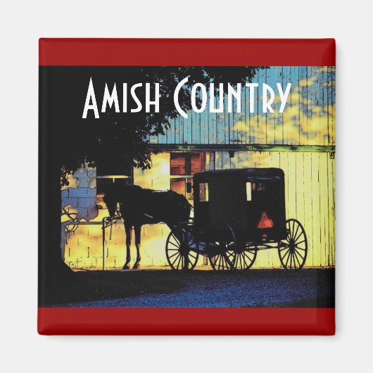 Amish Country Magnet (Devant)