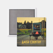 Amish Country Magnet Magneet (Voorkant / Achterkant)