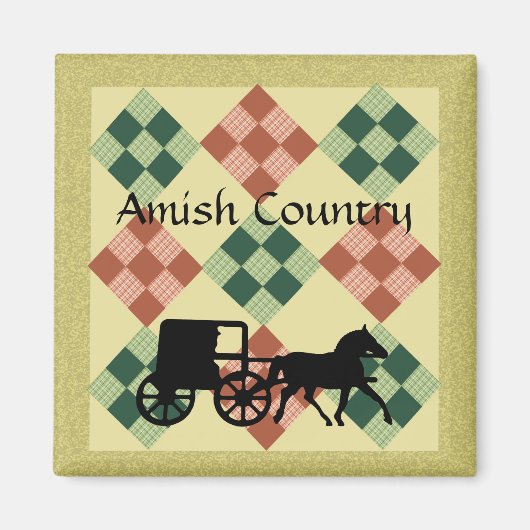 Amish Country Refkoelkast Magnet Magneet (Voorkant)