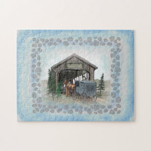 Amish Covered Bridge Legpuzzel