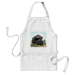 Amish Covered Bridge Standaard Schort