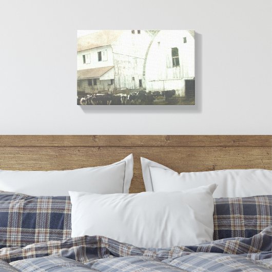 Amish Dairy Canvas Afdruk (Insitu (Slaapkamer))