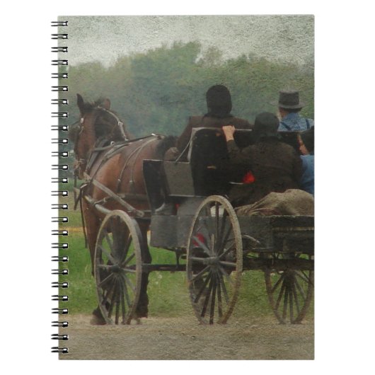 Amish Family Outing Notitieboek (Voorkant)