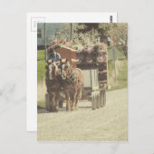 Amish Flower Delivery Briefkaart (Voorkant / Achterkant)