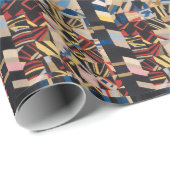 Amish gestoorde quilt cadeaupapier (Rol Hoek)