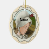 Amish Girl Bonnet ornement (Droite)