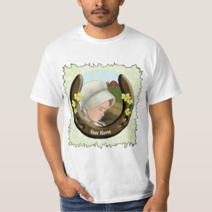 Amish Girl Hoefijzer T-shirt