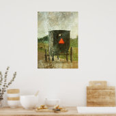 Amish Horse and Buggy Poster (Keuken)