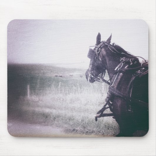 Amish Horse Muismat (Voorkant)