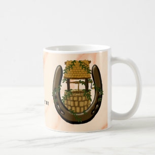 Amish Horseshoe Wishing Well mug