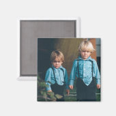 Amish Kinder Lancaster County PA magneet (Voorkant / Achterkant)