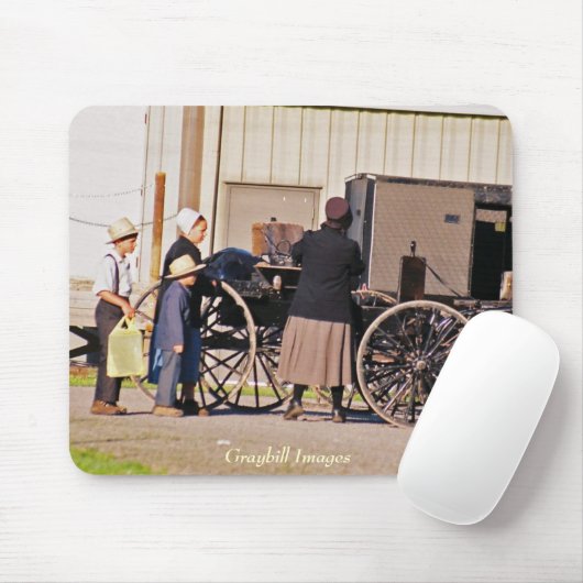 Amish Loading Buggy Muismat (Met muis)