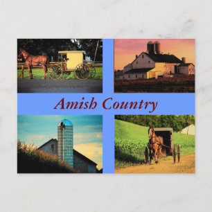 Amish Montage Briefkaart