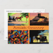 Amish Montage Briefkaart (Voorkant / Achterkant)