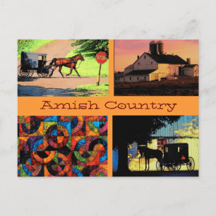 Amish Montage Briefkaart