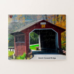 Amish Overdekte Brug Legpuzzel