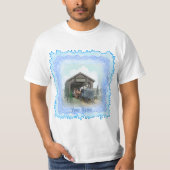 Amish Overdekte Brug T-shirt (Voorkant)