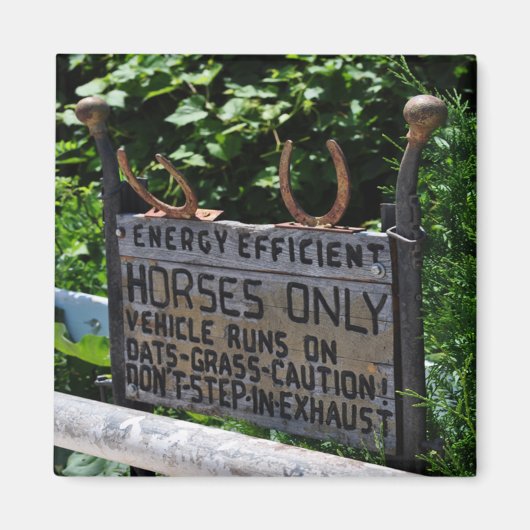 Amish Parkeerbord Magneet (Voorkant)