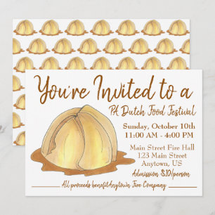 Amish Pennsylvania PA Dutch Food Festival Dumpling Kaart