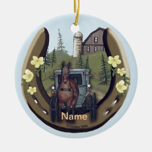 Amish Road Trip ornament (Voorkant)
