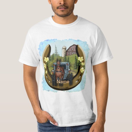 Amish Road Trip t shirt (Voorkant)