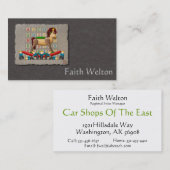 Amish Rocking Horse Visitekaartje (Voorkant / Achterkant)