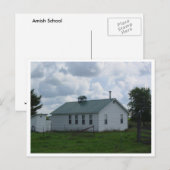 Amish School Briefkaart (Voorkant / Achterkant)