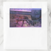 Amish Space Rechthoekige Sticker (Tas)