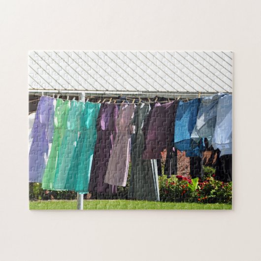 Amish Summer Laundry Legpuzzel (Horizontaal)