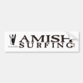 Amish Surfing Bumpersticker