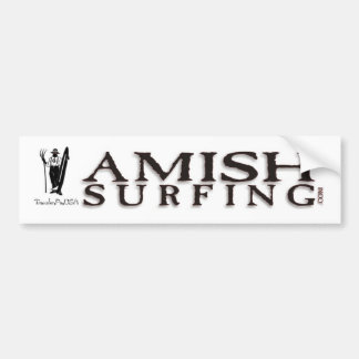 Amish Surfing Bumpersticker