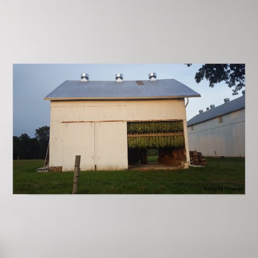 Amish Tobacco Barn/Pennsylvania Poster (Voorkant)