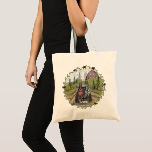 Amish Town Day Canvas tas (Voorkant (product))