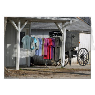 Amish Winter Laundry