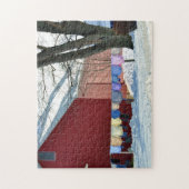 Amish Winter Laundry Legpuzzel (Verticaal)