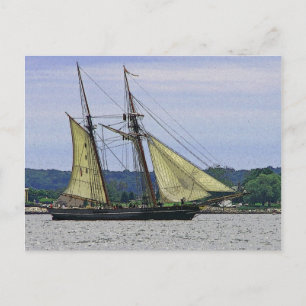Amistad op Thames Briefkaart