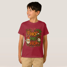 AMITA | HO HO HO Holiday Crew Tee T-shirt