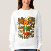 AMITA | HO HO HO Holiday Crew Tee Trui (Voorkant)