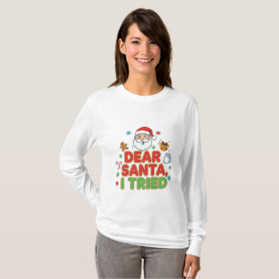 AMITA Lieve Kerstman, Ik Heb Het Geprobeerd - Gr T-shirt