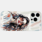 AMITA | Soft Pastel Art Woman Phone Cases (Achterkant (horizontaal))