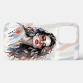 AMITA | Soft Pastel Art Woman Phone Cases (Achterkant (horizontaal))