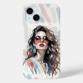 AMITA | Soft Pastel Art Woman Phone Cases