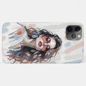 AMITA | Soft Pastel Art Woman Phone Cases (Achterkant (horizontaal))