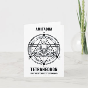 Amitabha Buddha Tetrahedron – Heilige Geometrie &  Kaart