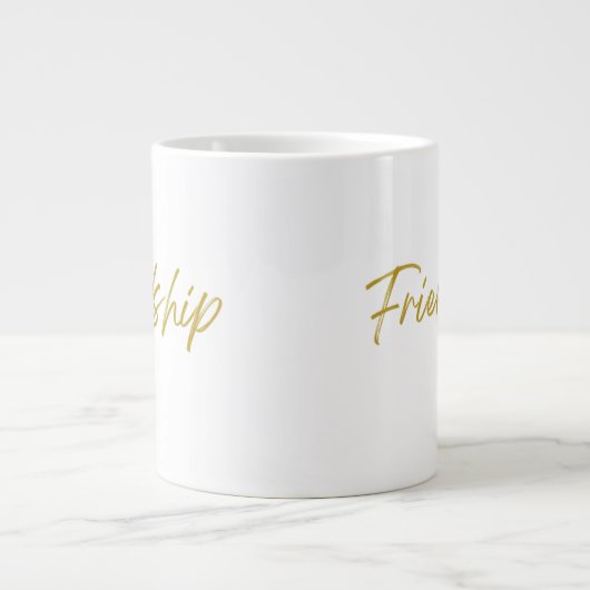 Amitié 20 oz Jumbo Mug (Devant)