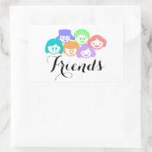 Amitié "Amis", Jolies Stickers (Sac)