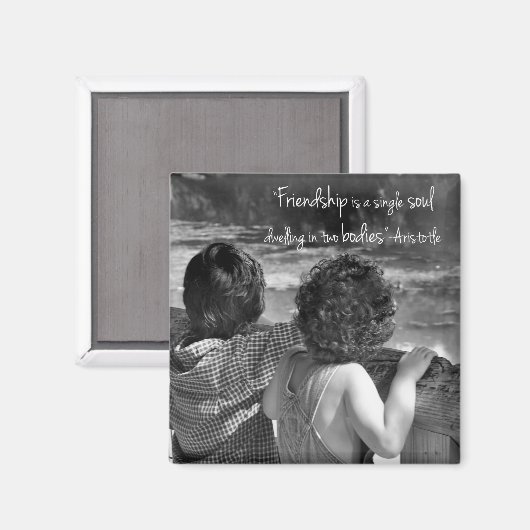 Amitié Aristote Citation Magnet (Recto/Verso)