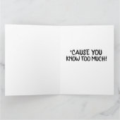 AMITIÉ BEST AMI (BFF) Cartes de voeux (Intérieur)