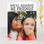 AMITIÉ BEST AMI (BFF) Cartes de voeux (Fleur jaune)