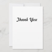 Amitié Bluejay Bird Carte de remerciements Blue Ja (Dos)